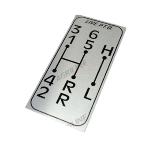 Agriline gear shift - shift, plate