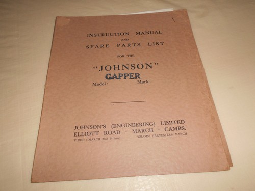 Vintage johnson gapper - johnson,